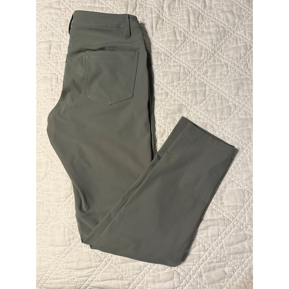 Lululemon ABC Pant Slim-Fit 5 pocket Warpstreme Sage Green Mens 30 LM5972S